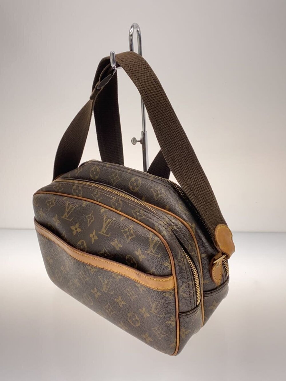 Louis Vuitton Monogram Reporter Brown Canvas Brown